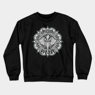 Ornate Hindu Elephant Crewneck Sweatshirt